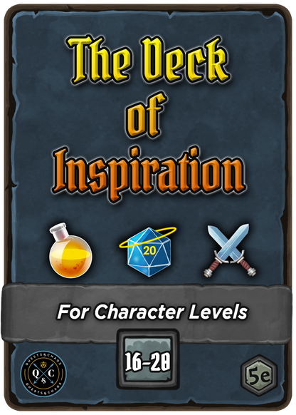 Deck of Inspiration -- Deck 4 -- Level 17 - 20