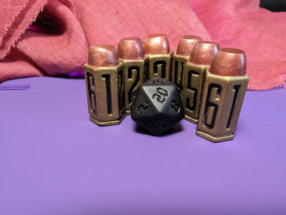 Bullet Shaped D6 -- FACTORY SECONDS