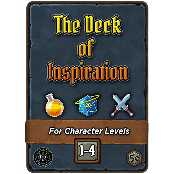 Deck of Inspiration -- Deck 1 -- Level 1 - 4