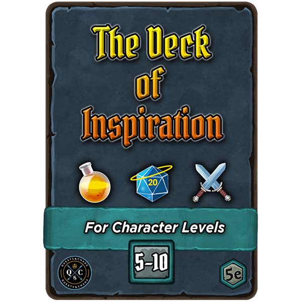 Deck of Inspiration -- Deck 2 -- Level 5 - 10